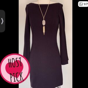 All Saints Emelle Cold Shoulder Dress 6